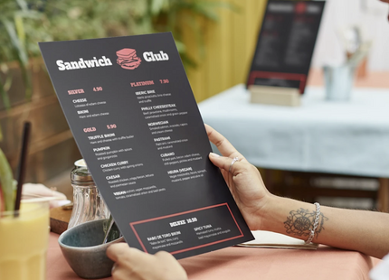 Flat Menu