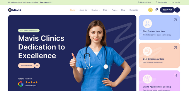Healthcare Website Design Service