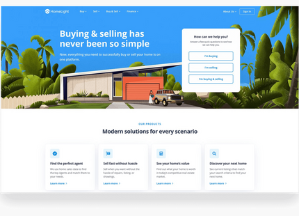Real Estate Website Design Service