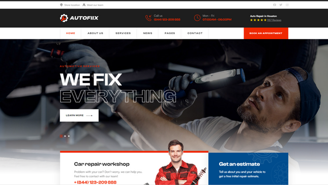 Service Business Website