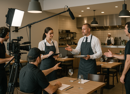 Corporate Training Video Production restaurant