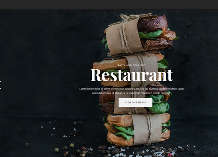 Restaurant Website Design
