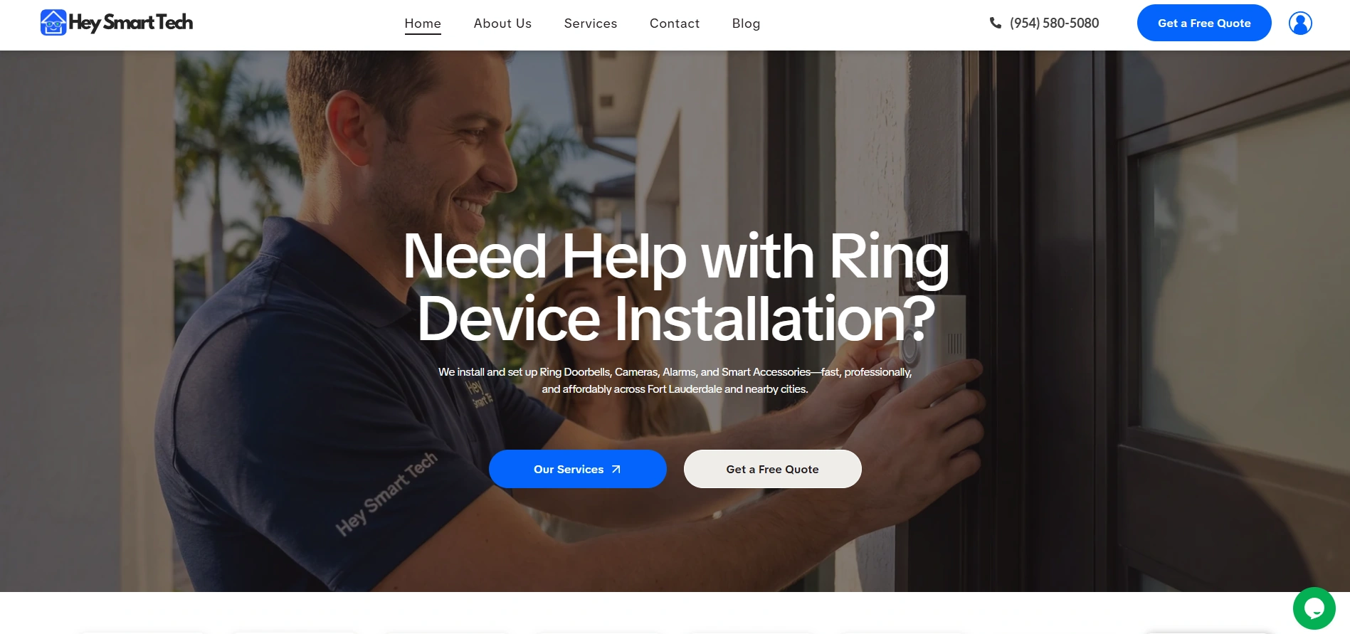 Hey Smart Tech supplied website design